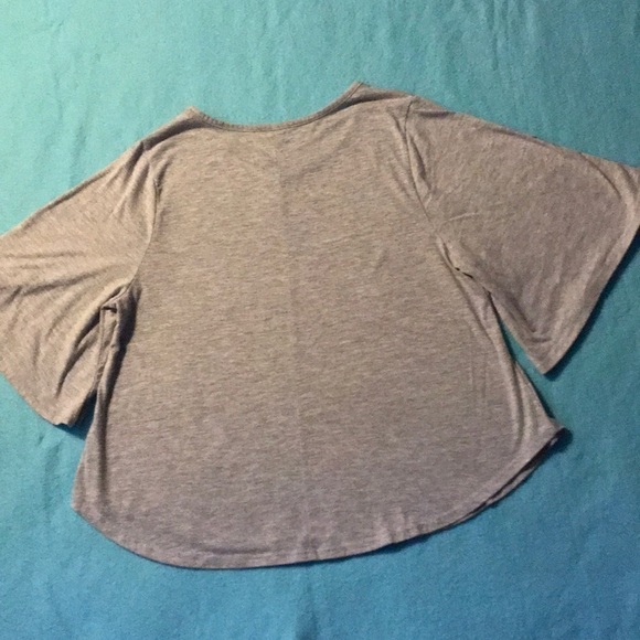 JUSTICE top butterfly sleeves, sequins, round neck NEW size 18 - Picture 4 of 4